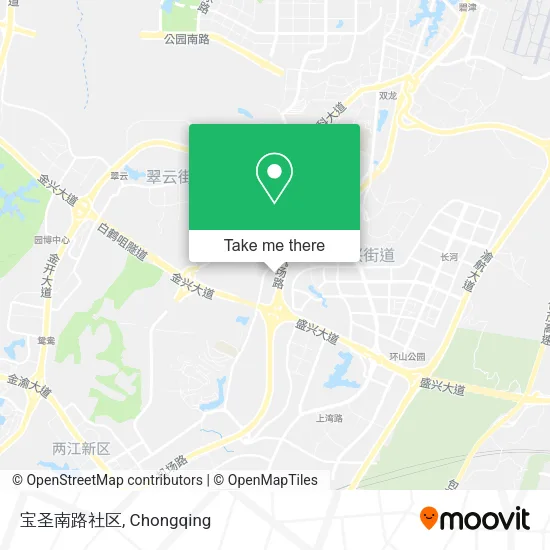 宝圣南路社区 map