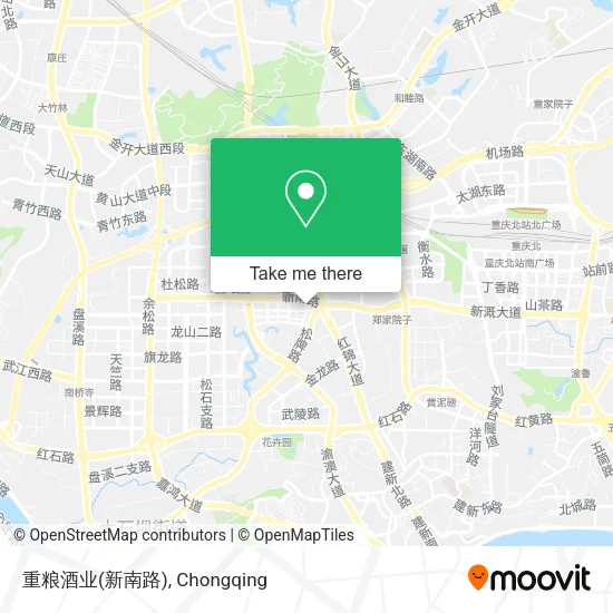 重粮酒业(新南路) map