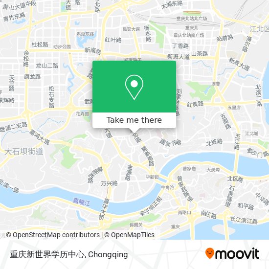 重庆新世界学历中心 map