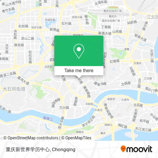 重庆新世界学历中心 map