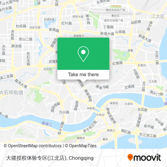 大疆授权体验专区(江北店) map