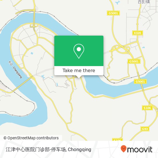 江津中心医院门诊部-停车场 map