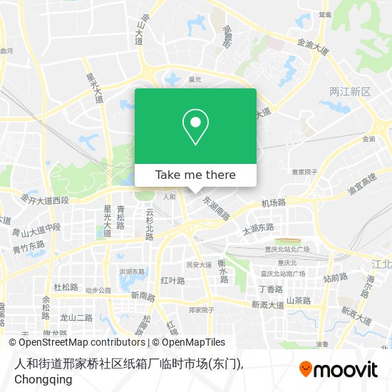 人和街道邢家桥社区纸箱厂临时市场(东门) map