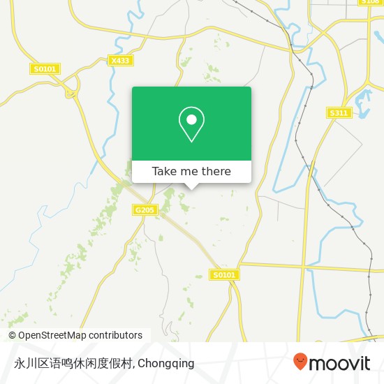 永川区语鸣休闲度假村 map