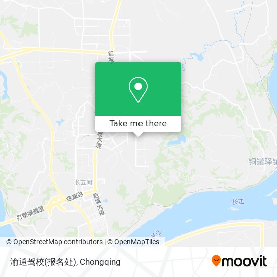 渝通驾校(报名处) map