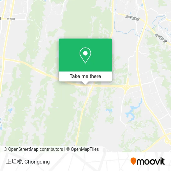 上坝桥 map
