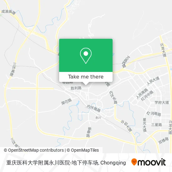 重庆医科大学附属永川医院-地下停车场 map