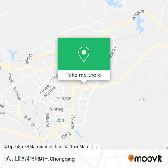 永川北银村镇银行 map