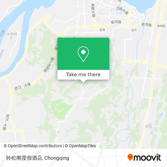 聆松阁度假酒店 map