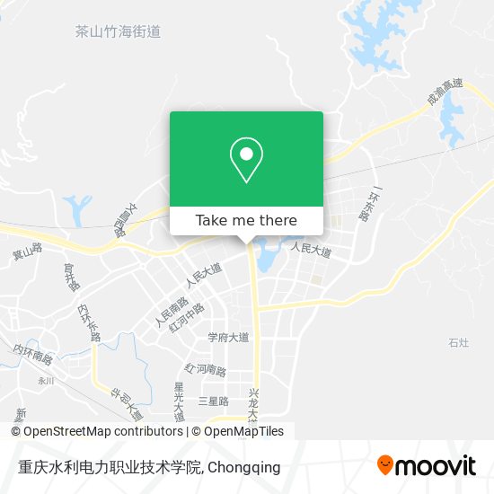 重庆水利电力职业技术学院 map