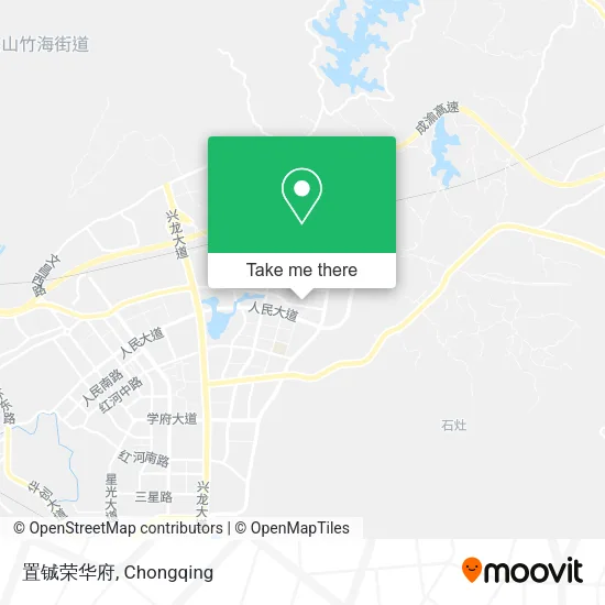 置铖荣华府 map