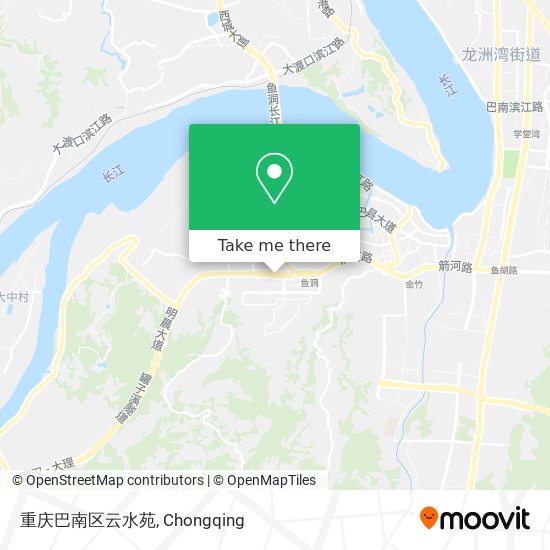 重庆巴南区云水苑 map