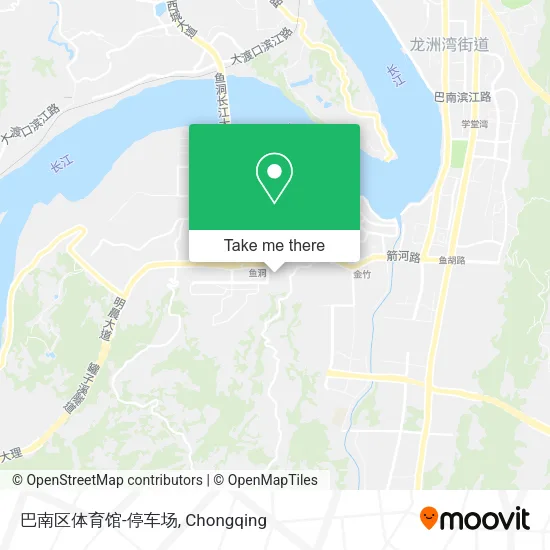 巴南区体育馆-停车场 map