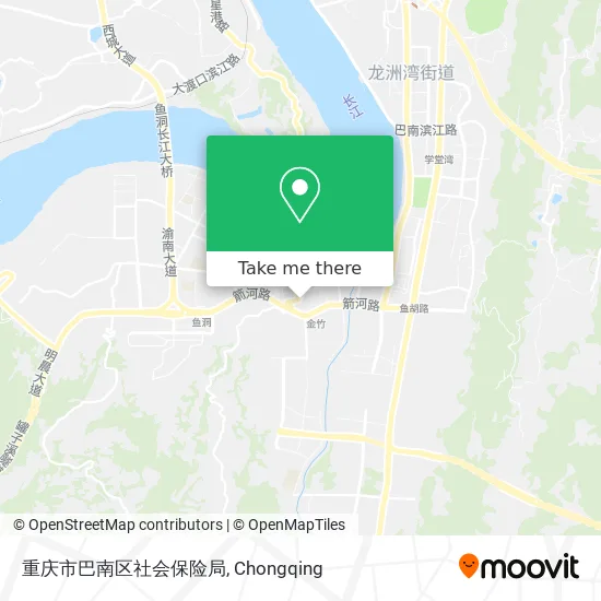 重庆市巴南区社会保险局 map