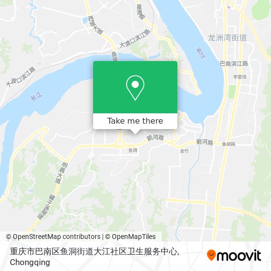 重庆市巴南区鱼洞街道大江社区卫生服务中心 map