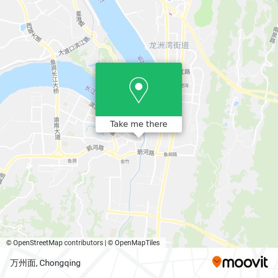 万州面 map