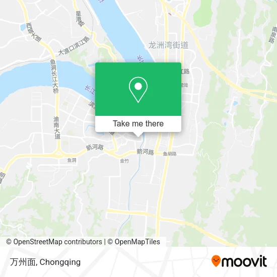 万州面 map