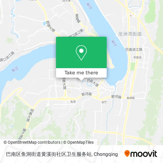 巴南区鱼洞街道黄溪街社区卫生服务站 map