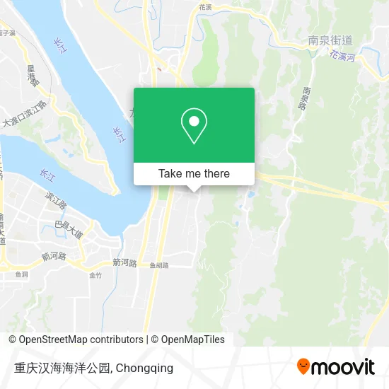 重庆汉海海洋公园 map