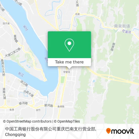 中国工商银行股份有限公司重庆巴南支行营业部 map