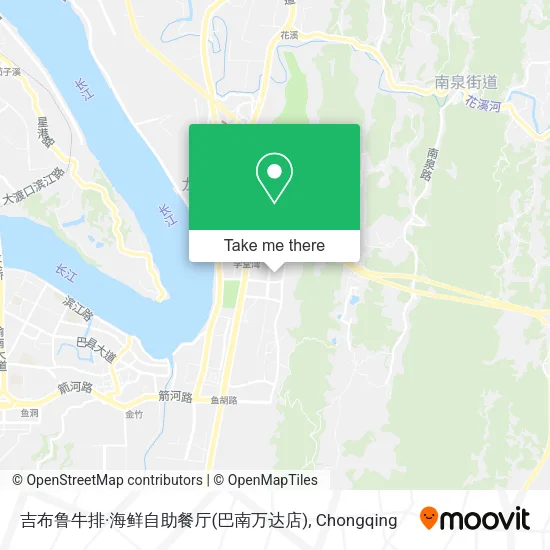 吉布鲁牛排·海鲜自助餐厅(巴南万达店) map