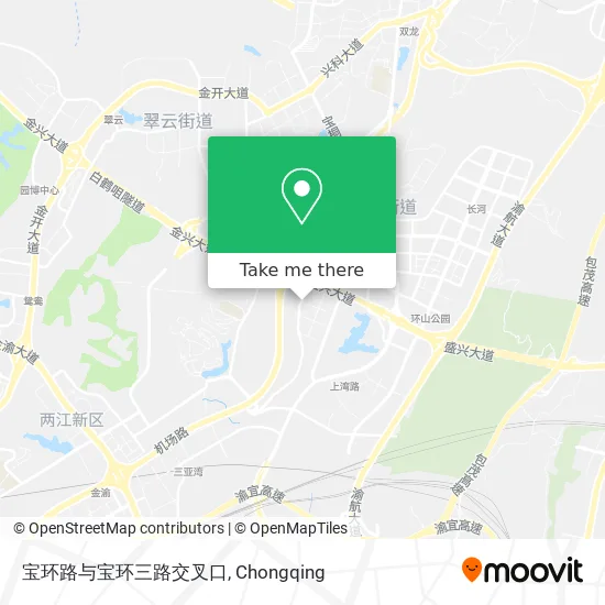 宝环路与宝环三路交叉口 map
