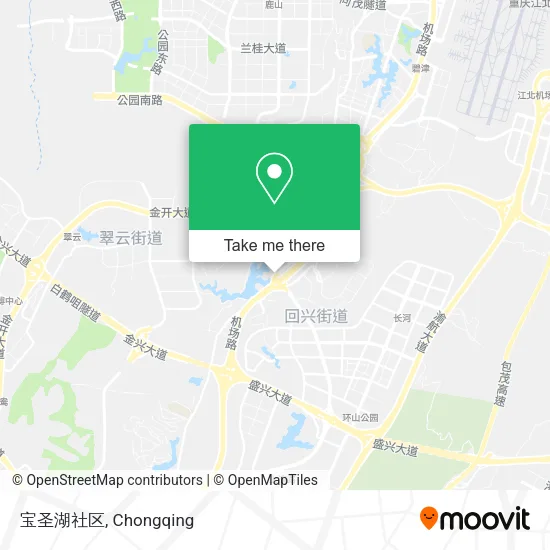 宝圣湖社区 map