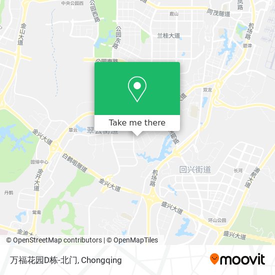 万福花园D栋-北门 map