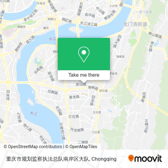 重庆市规划监察执法总队南岸区大队 map
