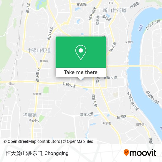 恒大麓山湖-东门 map