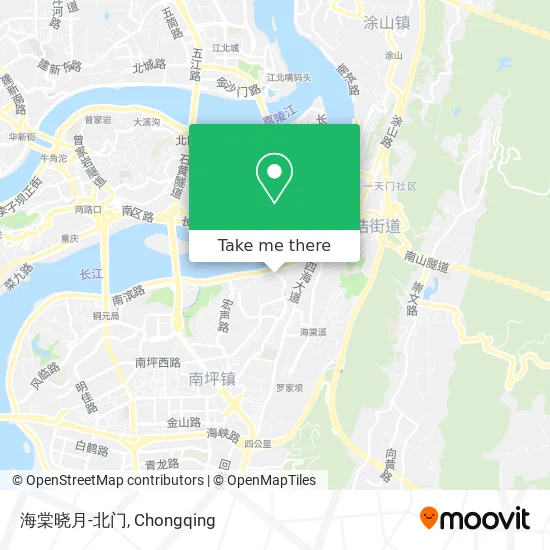 海棠晓月-北门 map