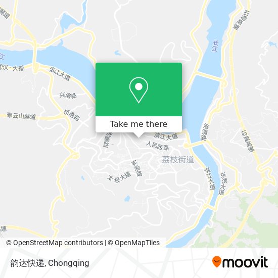 韵达快递 map