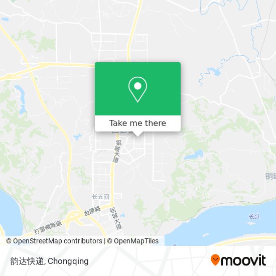 韵达快递 map