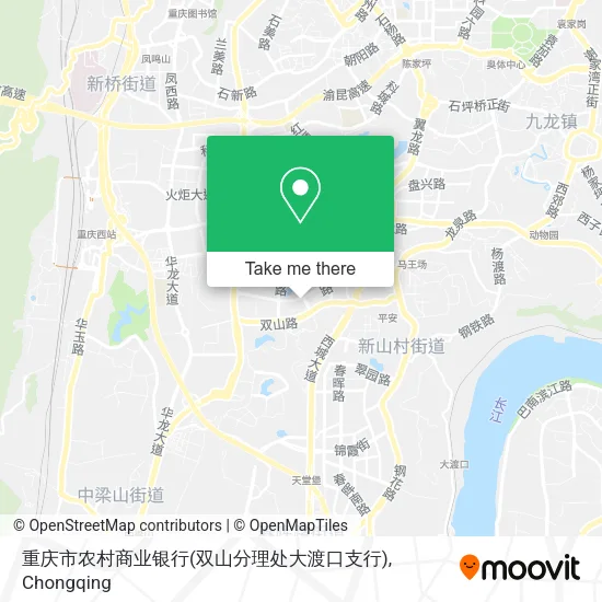 重庆市农村商业银行(双山分理处大渡口支行) map