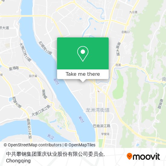 中共攀钢集团重庆钛业股份有限公司委员会 map
