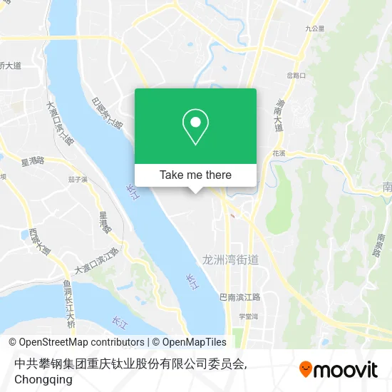 中共攀钢集团重庆钛业股份有限公司委员会 map