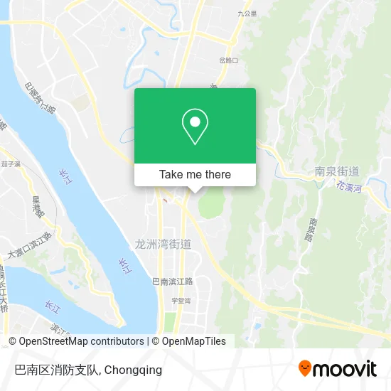 巴南区消防支队 map