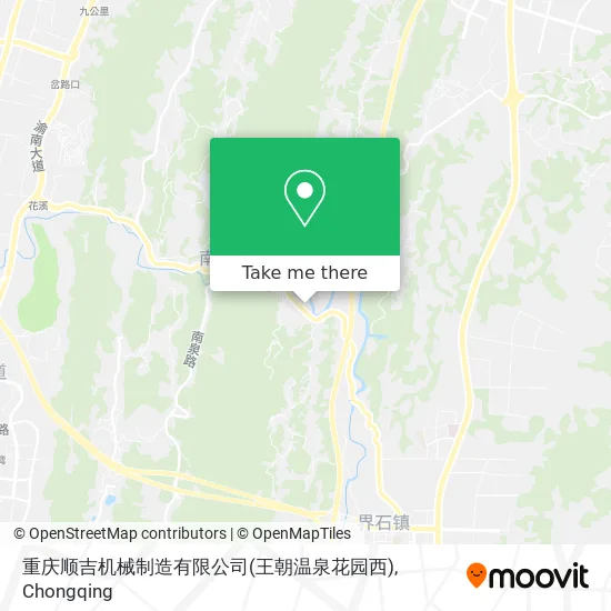 重庆顺吉机械制造有限公司(王朝温泉花园西) map