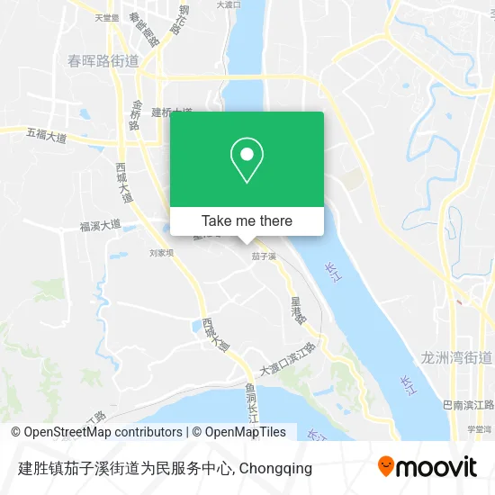 建胜镇茄子溪街道为民服务中心 map