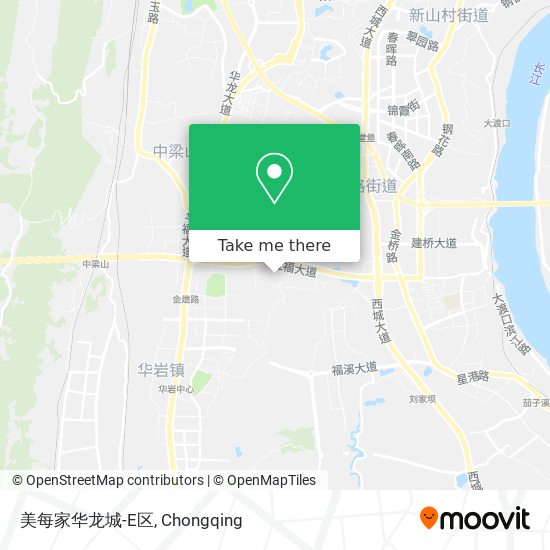 美每家华龙城-E区 map