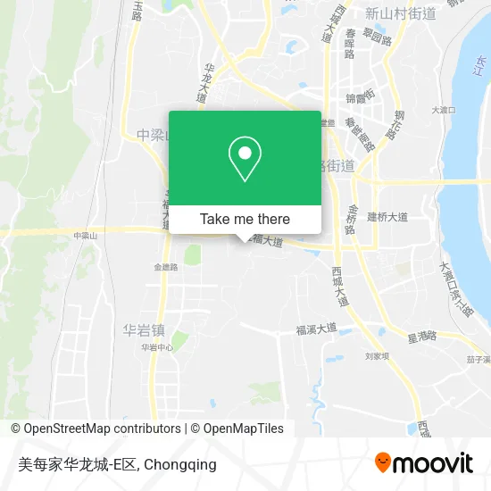 美每家华龙城-E区 map