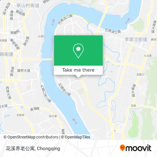 花溪养老公寓 map