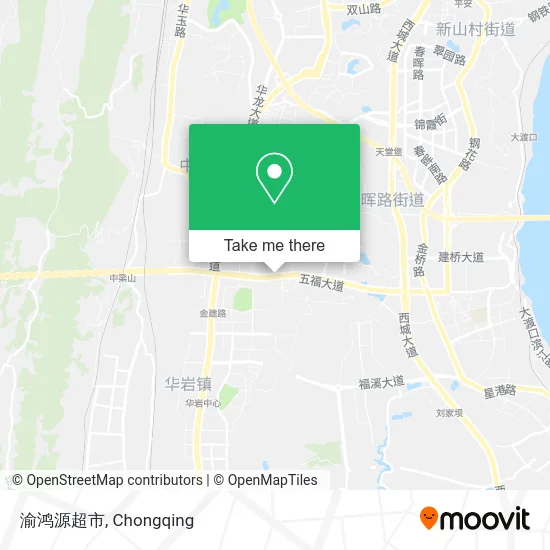 渝鸿源超市 map