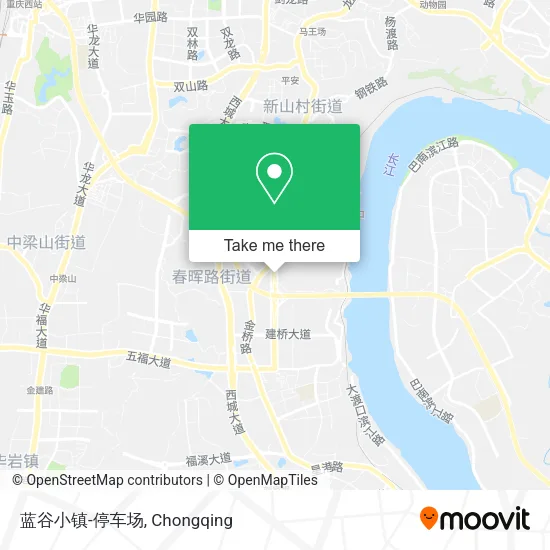 蓝谷小镇-停车场 map