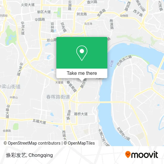焕彩发艺 map