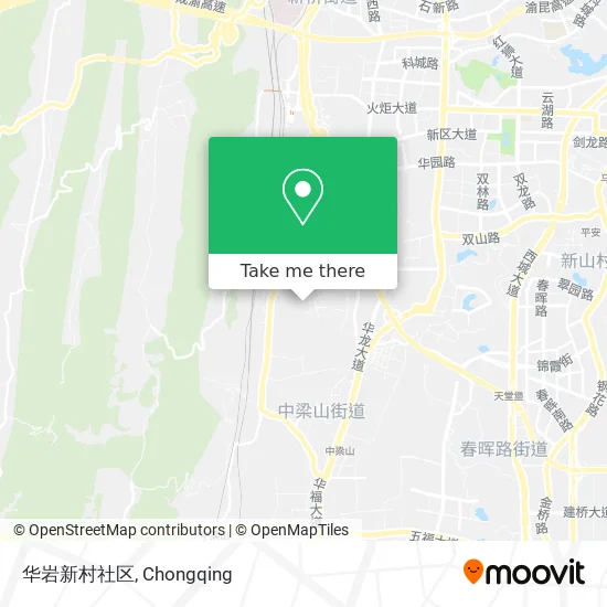 华岩新村社区 map