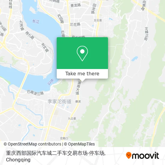 重庆西部国际汽车城二手车交易市场-停车场 map