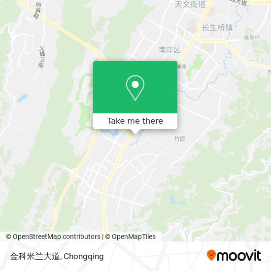 金科米兰大道 map