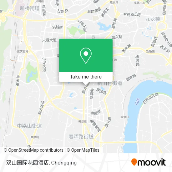 双山国际花园酒店 map