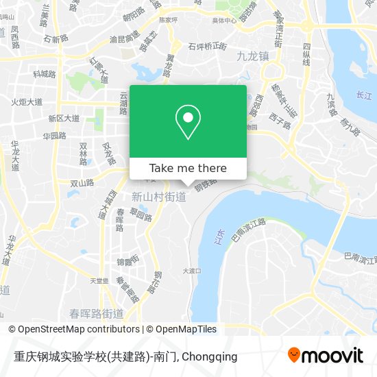 重庆钢城实验学校(共建路)-南门 map